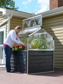 Canopia® By Palram Plant Inn™ Raised Bed Greenhouse, 4' X 4' -Garden Tool Store 8588308 02V tif