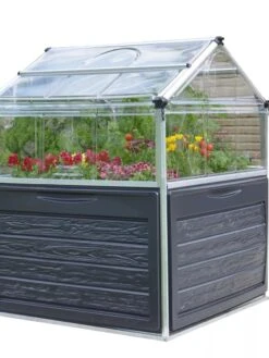 Canopia® By Palram Plant Inn™ Raised Bed Greenhouse, 4' X 4' -Garden Tool Store 8588308 08V tif