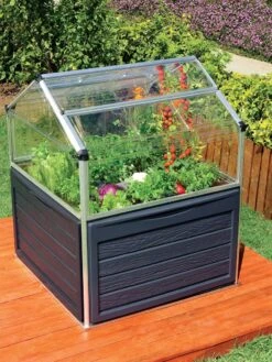 Canopia® By Palram Plant Inn™ Raised Bed Greenhouse, 4' X 4' -Garden Tool Store 8588308 16V jpg