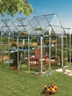 Canopia® By Palram Harmony™ Snap & Grow Greenhouse, 8' -Garden Tool Store 8591044 01V tif