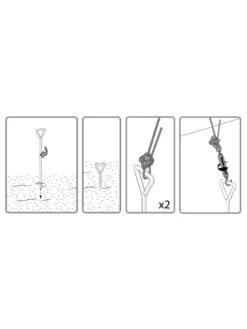 Canopia® By Palram Anchoring Kit For The Palram - Canopia Greenhouses 14 Canopia® By Palram Anchoring Kit For The Palram - Canopia Greenhouses -Garden Tool Store 8591357 08v 1