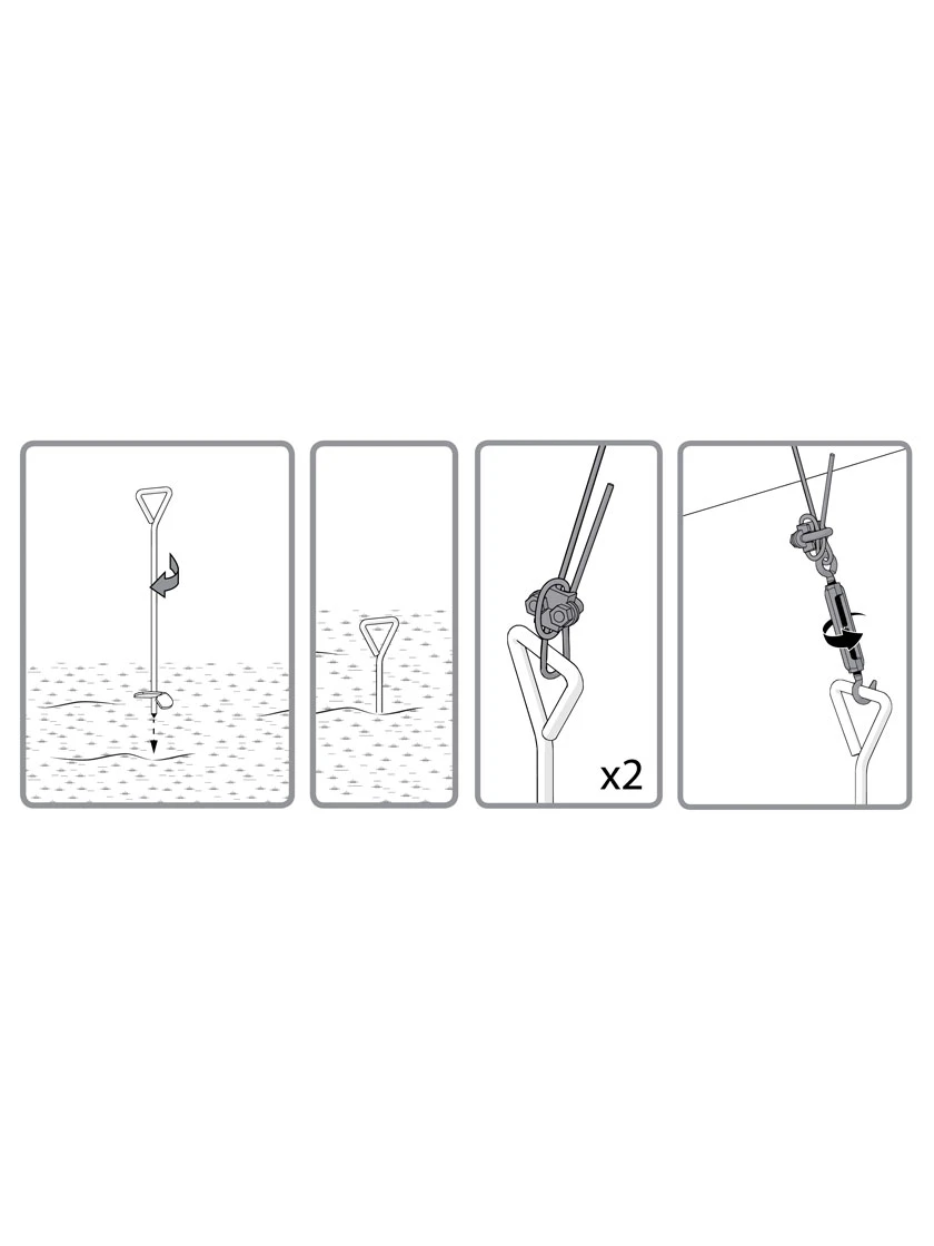 Canopia® By Palram Anchoring Kit For The Palram - Canopia Greenhouses 7 Canopia® By Palram Anchoring Kit For The Palram - Canopia Greenhouses - Image 5
