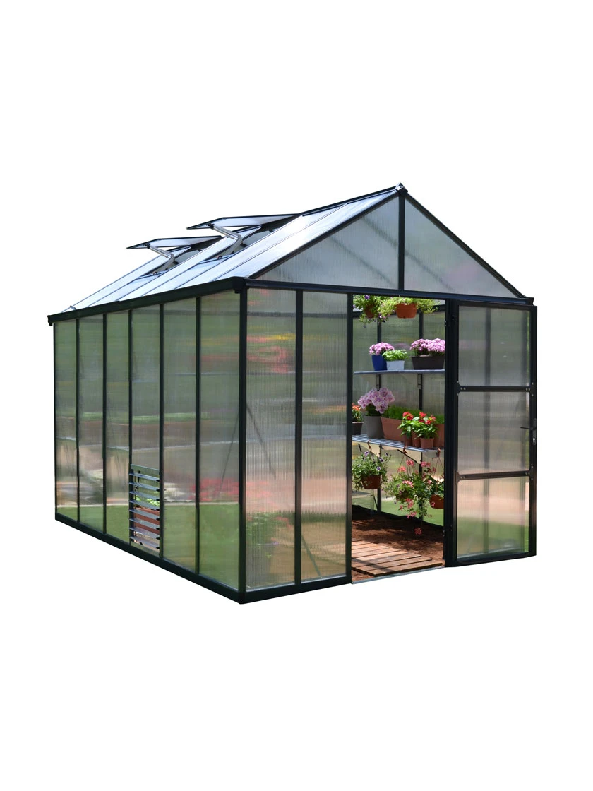 Canopia® By Palram Glory™ Greenhouse, 8' 4 Canopia® By Palram Glory™ Greenhouse, 8' - Image 2
