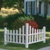 Country Corner Vinyl Picket Fence -Garden Tool Store 8593637 01v country corner vinyl picket fence new england white