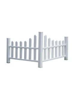 Country Corner Vinyl Picket Fence 7 Country Corner Vinyl Picket Fence -Garden Tool Store 8593637 02v