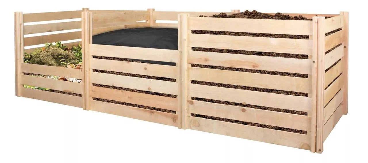 Cedar Wood Composter, 23 Cubic Feet 6 Cedar Wood Composter, 23 Cubic Feet - Image 4