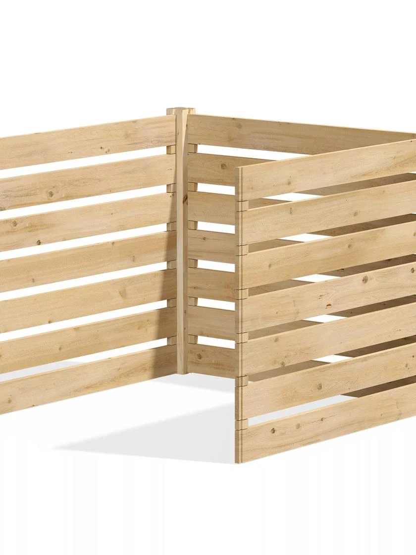 Cedar Wood Composter Add-On Kit 3 Cedar Wood Composter Add-On Kit