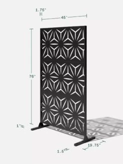Veradek 3-Panel Privacy Screen Set, Star -Garden Tool Store 8599205 11V tif