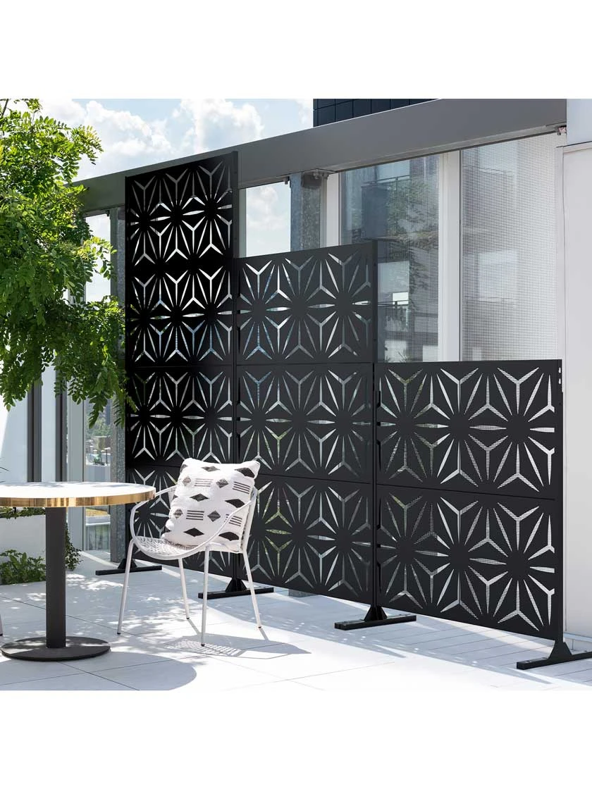 Veradek 2-Panel Privacy Screen Set, Star 5 Veradek 2-Panel Privacy Screen Set, Star - Image 3