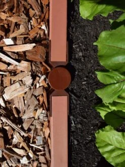 Straight Landscape Edging Kit With 2" Boards -Garden Tool Store 8599408 03V tif