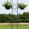 Achla Designs Square-on-Squares Double Pole Trellis -Garden Tool Store 8599483 01V tif