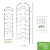 Achla Designs Waves Trellis Extension Piece -Garden Tool Store 8599492 01V tif