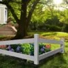 Split Rail Corner Vinyl Fence -Garden Tool Store 8599774 01V tif