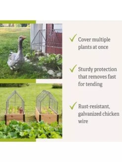 Chicken Wire Crop Coop -Garden Tool Store 8609080 2