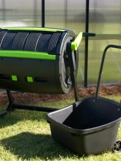 Maze Compost Tumbler And Cart Combo -Garden Tool Store 8609198 09V tif