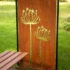 Queen Anne's Lace Corten Steel Screen -Garden Tool Store 8609526 0515 tif
