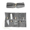 Esschert Waxed Canvas Roll Up Pouch -Garden Tool Store 8610177 01v esschert waxed canvas roll up tool pouch