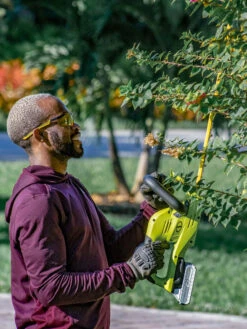 Sun Joe 24V-HT22-LTE 24-Volt ION+ Cordless Hedge Trimmer Kit | 22-Inch | W/ 2.0-Ah Battery And Charger -Garden Tool Store 8610657 06v