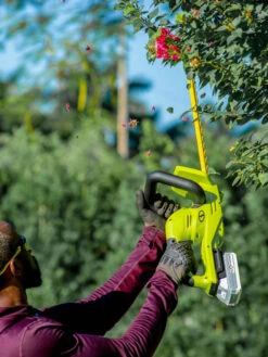 Sun Joe 24V-HT22-LTE 24-Volt ION+ Cordless Hedge Trimmer Kit | 22-Inch | W/ 2.0-Ah Battery And Charger -Garden Tool Store 8610657 08v