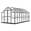 MONT Growers Edition Greenhouse, 8' X 16' -Garden Tool Store 8611196 mont 16 grower black