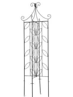 4 Sided Leaf Obelisk, 72" 7 4 Sided Leaf Obelisk, 72" -Garden Tool Store 8611658 3774 tif