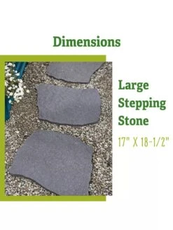 Recycled Rubber Flagstone Stepping Stone -Garden Tool Store 8612235 1