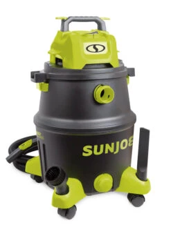 Sun Joe® 12-Gal 1200W 6.5 Pk HP Wet/Dry Shop Vac, HEPA Filtration, Wheeled W/Attachments -Garden Tool Store 8612523 02v