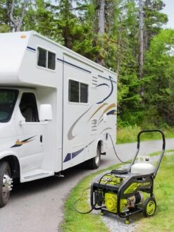 Sun Joe® 4,100/3,300-Running Watt Propane Powered Portable Generator W/24VBattery Starter -Garden Tool Store 8612525 07v