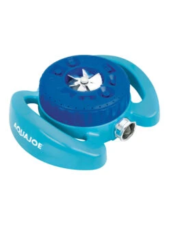 Aqua Joe® AJ-TSSBM Indestructible 9-Pattern Metal Turret Sprinkler -Garden Tool Store 8612869 02v