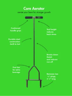 Yard Butler® Lawn Coring Aerator 9 Yard Butler® Lawn Coring Aerator -Garden Tool Store 8613158 02v