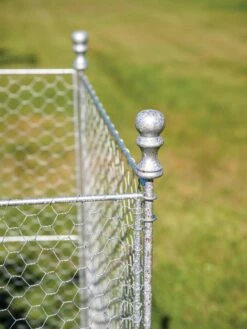 Tall Chicken Wire Critter Fence With Gate -Garden Tool Store 8613260 0082