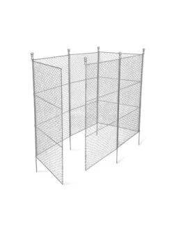 Tall Chicken Wire Critter Fence With Gate -Garden Tool Store 8613260 6051