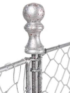 Tall Chicken Wire Critter Fence With Gate -Garden Tool Store 8613260 6057