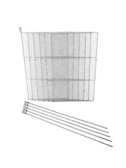 Tall Chicken Wire Critter Fence With Gate -Garden Tool Store 8613260 6107