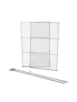 Tall Chicken Wire Critter Fence Extension Panel, Set Of 2 -Garden Tool Store 8613262 6063 tall chicken wire critter fence extension panel set of 2 galvanized