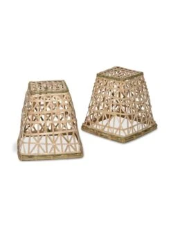 Bamboo Cloche, Set Of 2 21 Bamboo Cloche, Set Of 2 -Garden Tool Store 8613351 4693