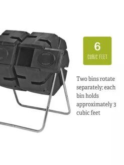 Dual-Batch Compost Tumbler 8 Dual-Batch Compost Tumbler -Garden Tool Store Dual Compost Bin 5