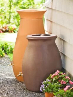 Rainwater Urn, 50 Gallon -Garden Tool Store GS38683 02 tif
