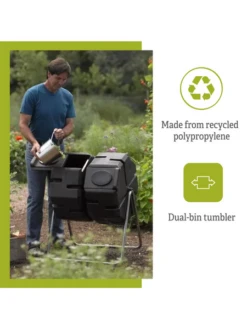 Dual Batch Composter Success Kit -Garden Tool Store webimage Dual Compost Bin 7